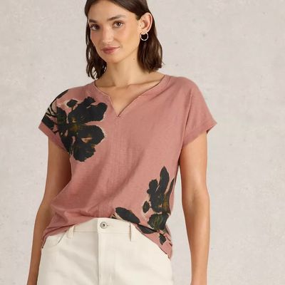 Nelly Notch Neck Tee