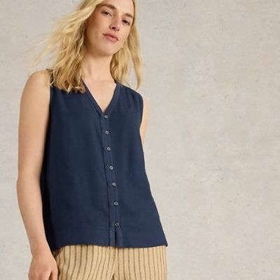 Delilah Button Top
