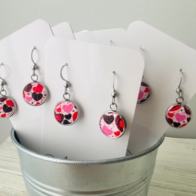 🇨🇦 One of a Kind Heart Earrings