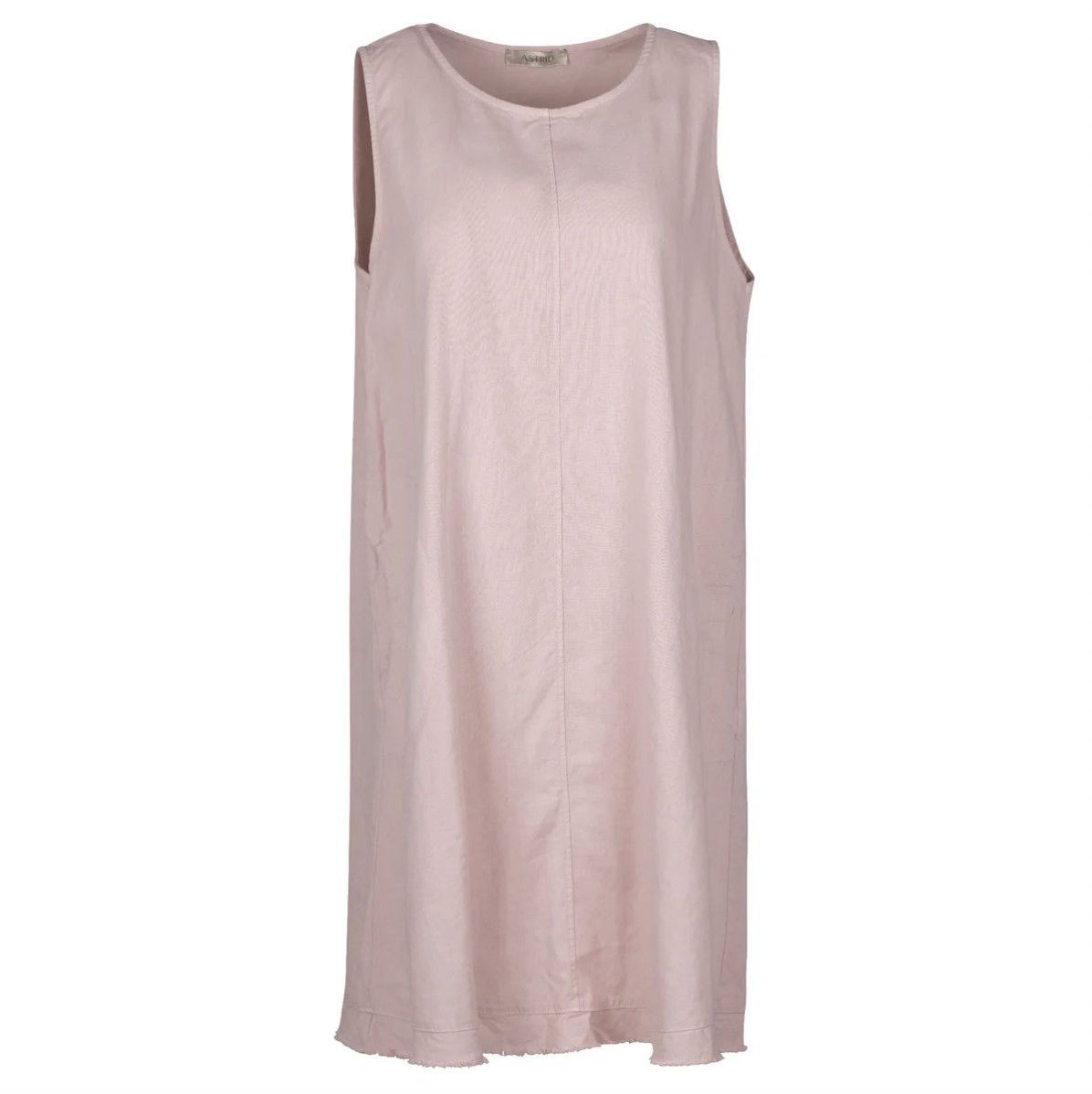 🇨🇦 Leisure Shift Dress, Fray Hem, Pink,