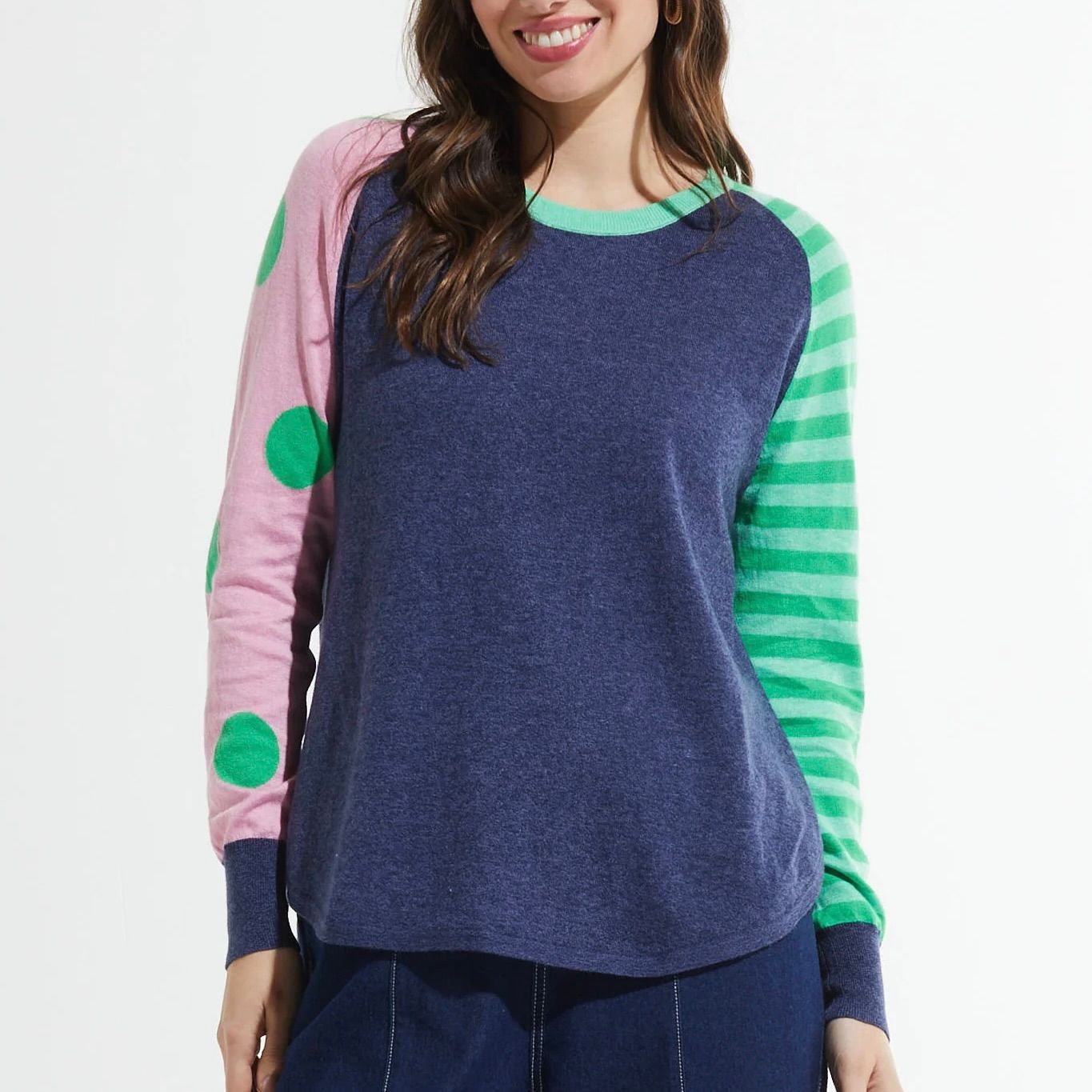 Spots + Stripes Sweater (2 colours)
