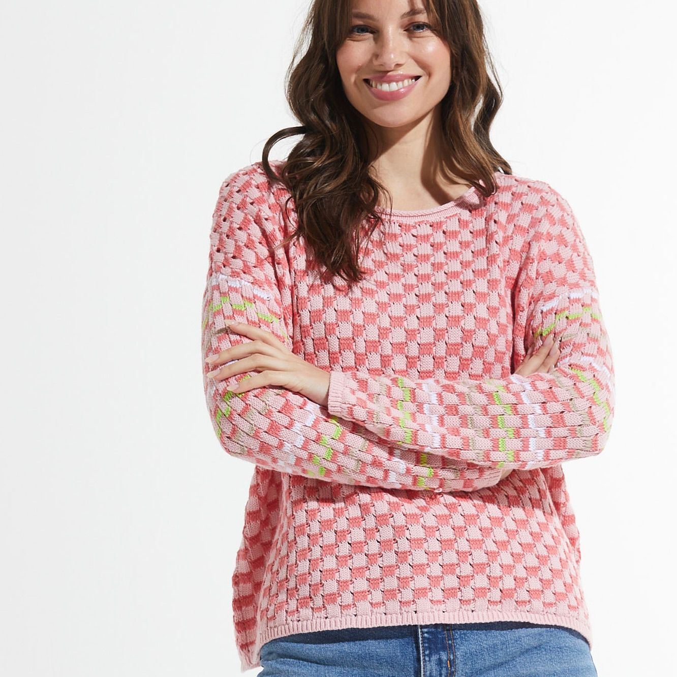 Checked Sweater - SALE -