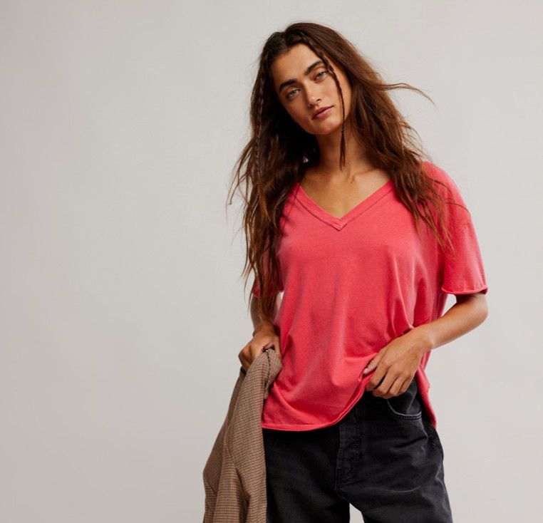 Nina V Neck Tee