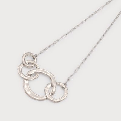 🇨🇦 Intertwined Wavy Rings Necklace