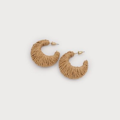 🇨🇦 Rope Hoop Earrings (3 colours)