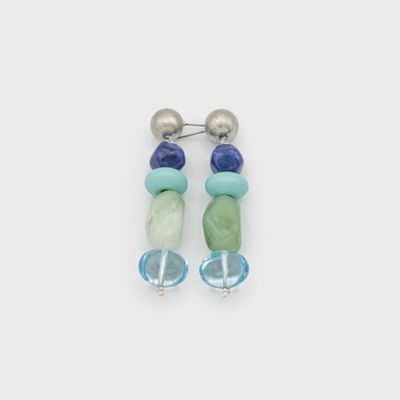 🇨🇦 Glass &amp; Epoxy Bead Earrings (3 colours)