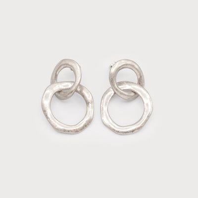 🇨🇦 Intertwined Wavy Ring Earrings