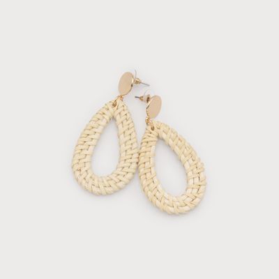 🇨🇦 Drop Rafia Earrings (2 colours)