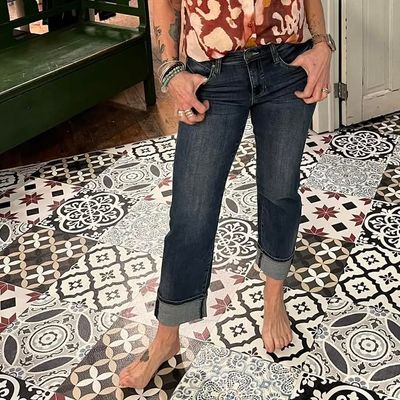 Marley Girlfriend Cuffed Pant, Rushland