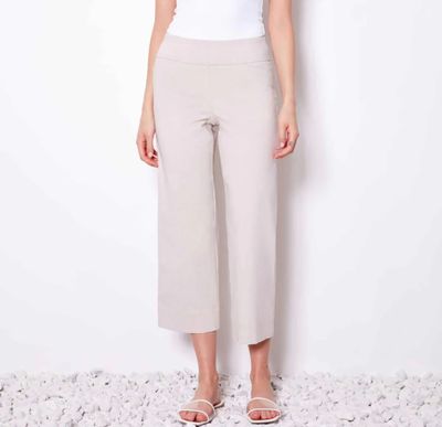 🇨🇦 Linen Effect Techno Cropped Pant (2 colours)