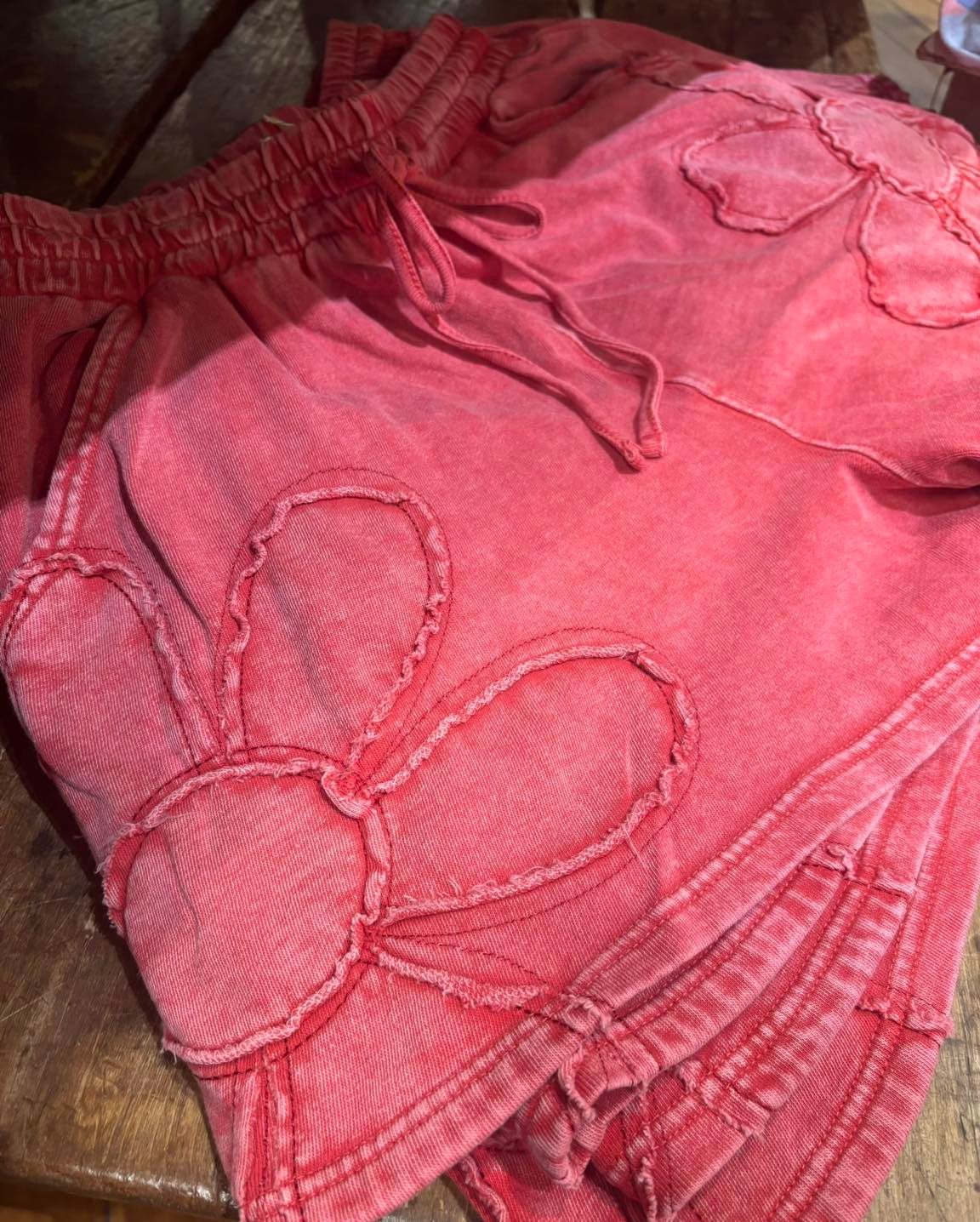 Flower Patch Terry Knit Shorts