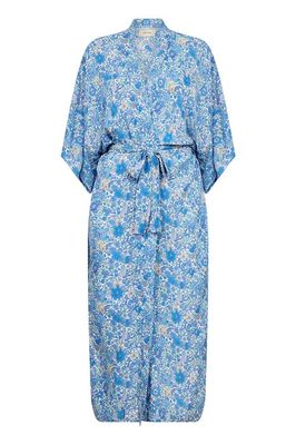 Yuki Kimono, Small Flowers, Blue,