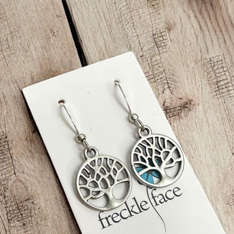 🇨🇦 Round Tree of Life Earrings