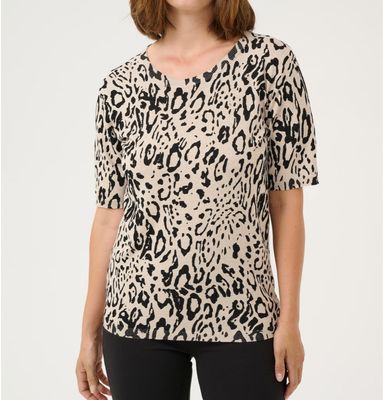 Liz Animal Print Sweater