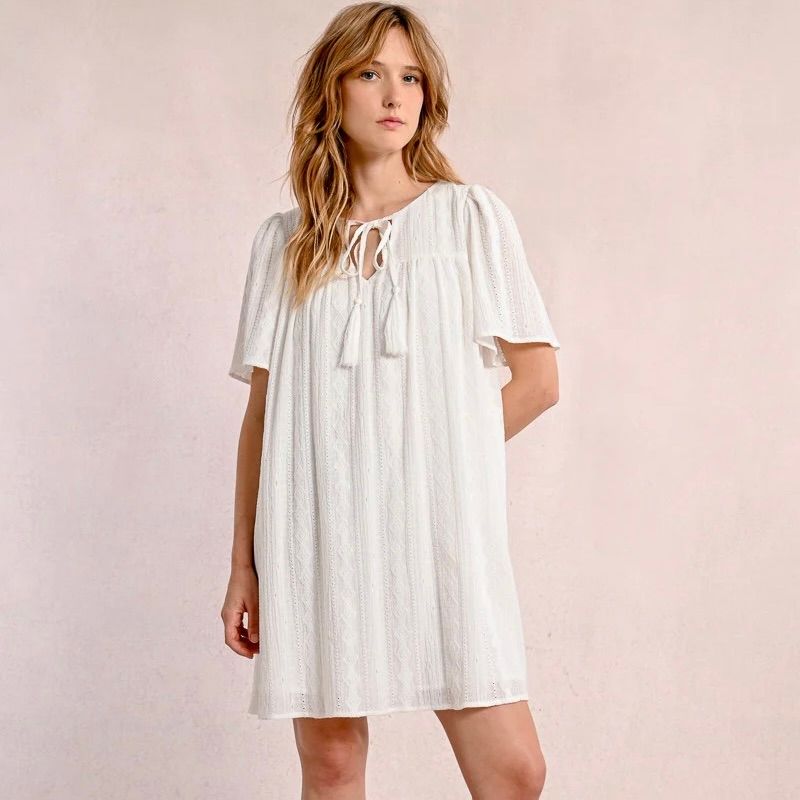 Mid length Embroidered Dress