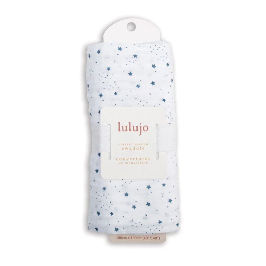 🇨🇦 Stars Cotton Muslin Swaddle Blanket