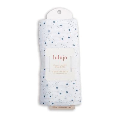 🇨🇦 Stars Cotton Muslin Swaddle Blanket