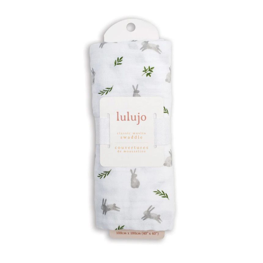 🇨🇦 Bunnies Cotton Muslin Swaddle Blanket