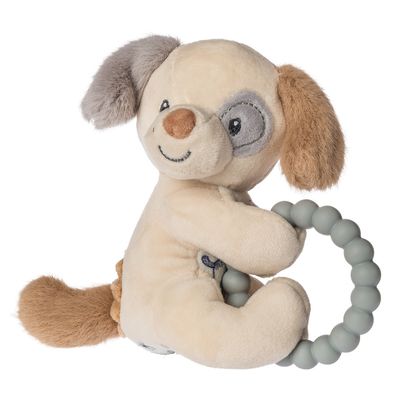 Sparkly Puppy Teether Rattle