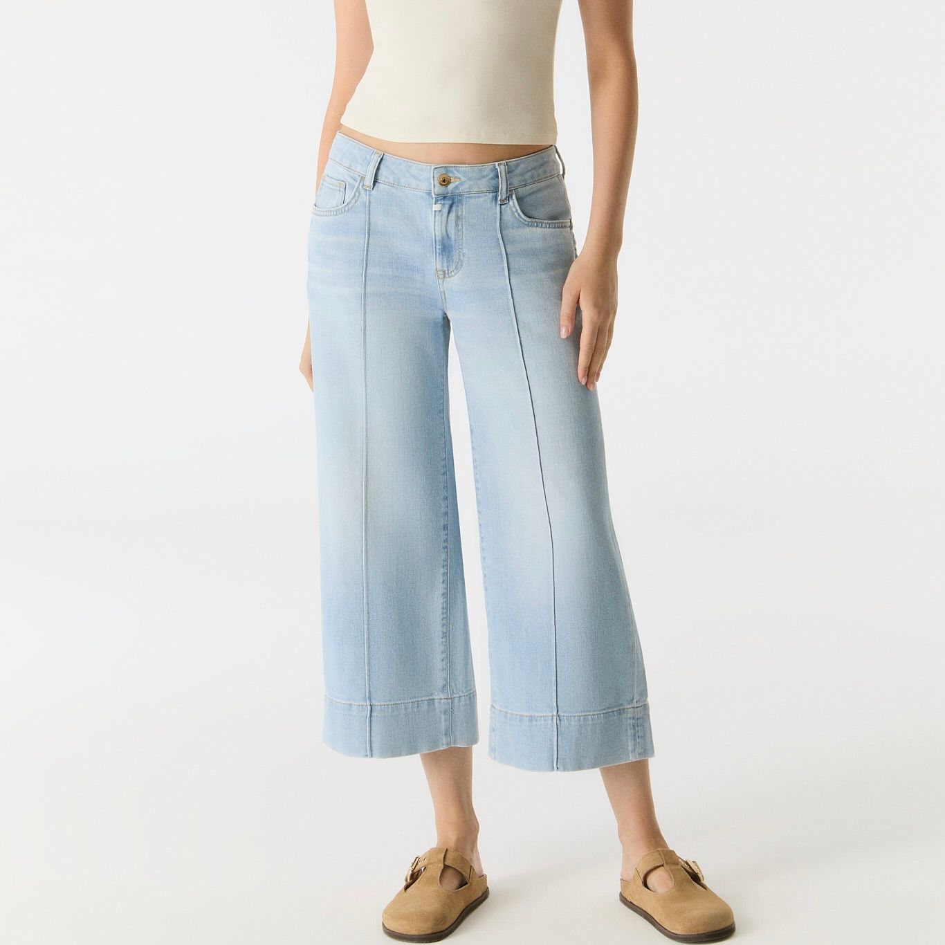 Vanessa Culotte Cropped Wide Leg - SALE -