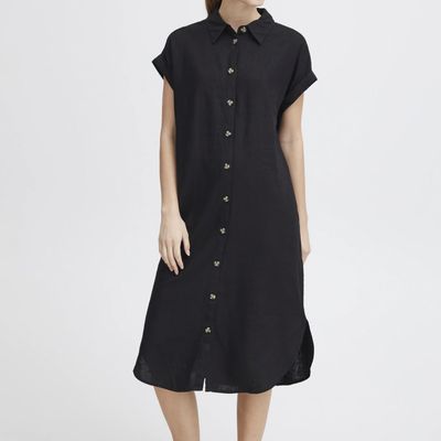 Falakka Short Sleeve Shirt Dress ( 2colours)