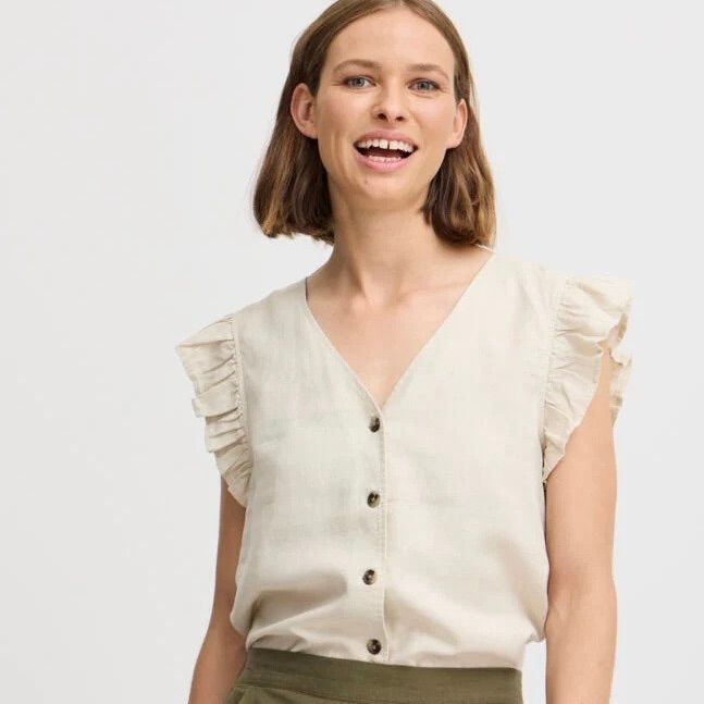 Falakka Ruffle Shirt (2 colours) - SALE -
