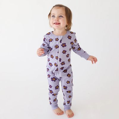 🇨🇦 Organic Signature Print &#39;2-Way&#39; Zip Romper