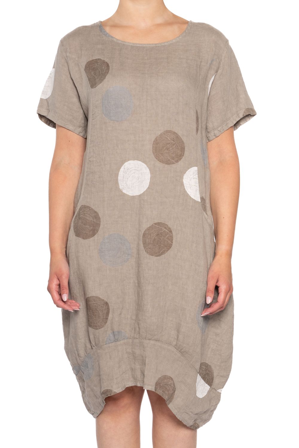 🇨🇦 Polka Dot Linen Dress