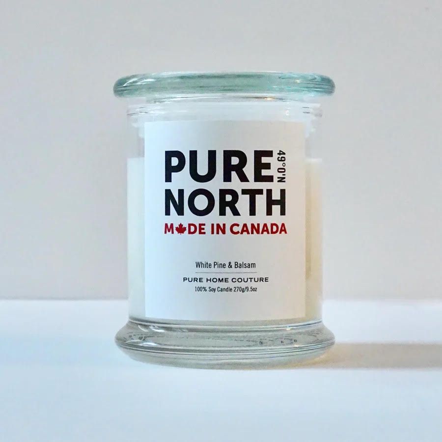 🇨🇦 Pure North Soy Candle, White Pine &amp; Balsam