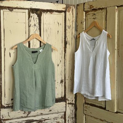 🇨🇦 Linen Tank Top (2 colours)