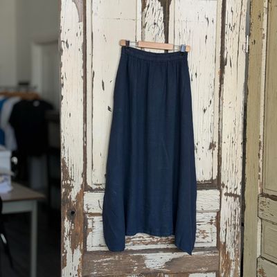 🇨🇦 Linen Side Seam Pocket Skirt
