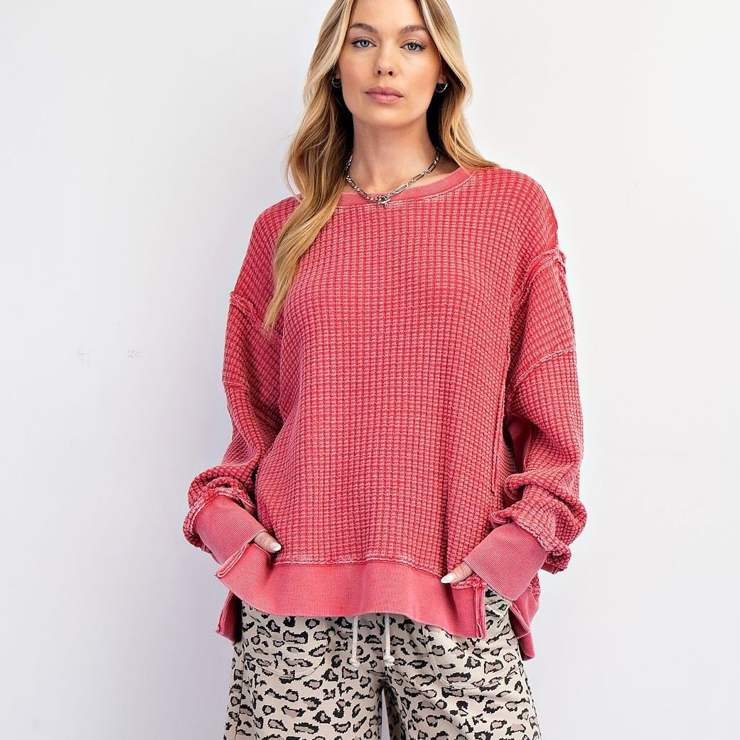 Mineral Washed Thermal Shirt