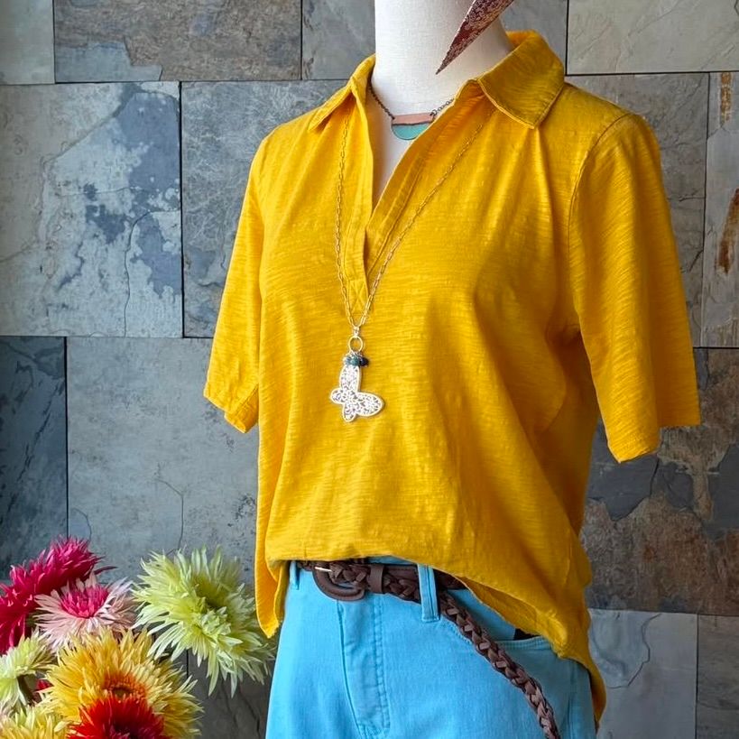 Half Sleeve, Easy Polo Tee
