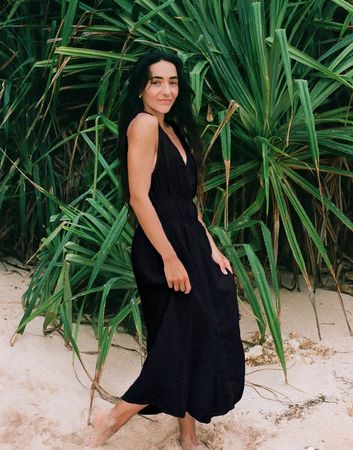 🇨🇦 Luna Midi Linen Dress