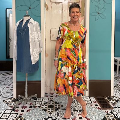 Jess Abstract Dress