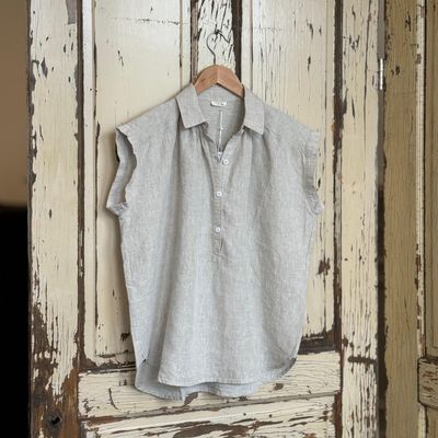 🇨🇦 Mirna Linen Top