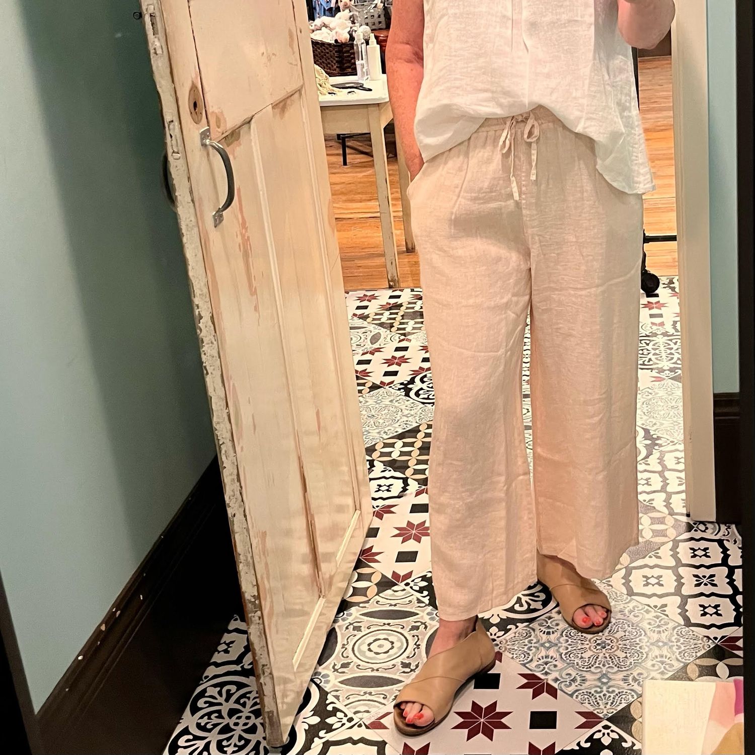 🇨🇦 Elastic Tie Waist Pant