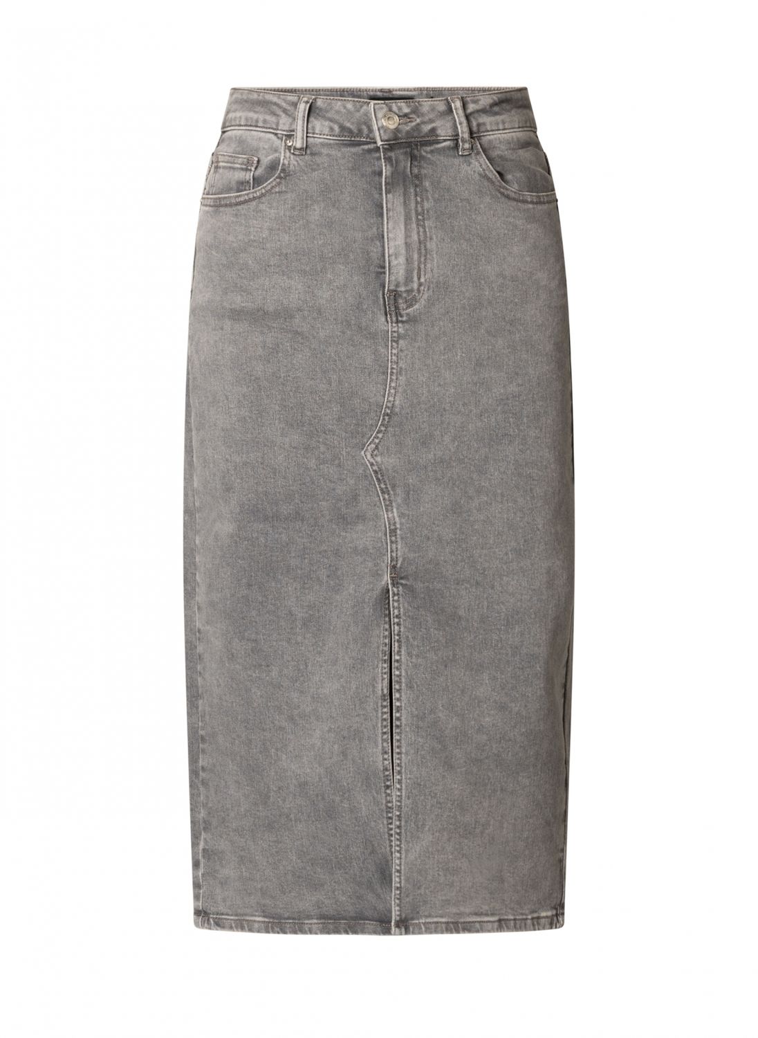 Barbara Vintage Wash Denim Skirt