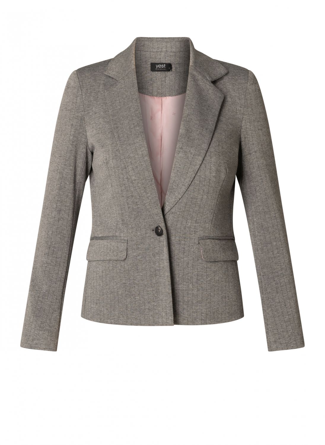 Barbara Shimmer Pinstripe Blazer