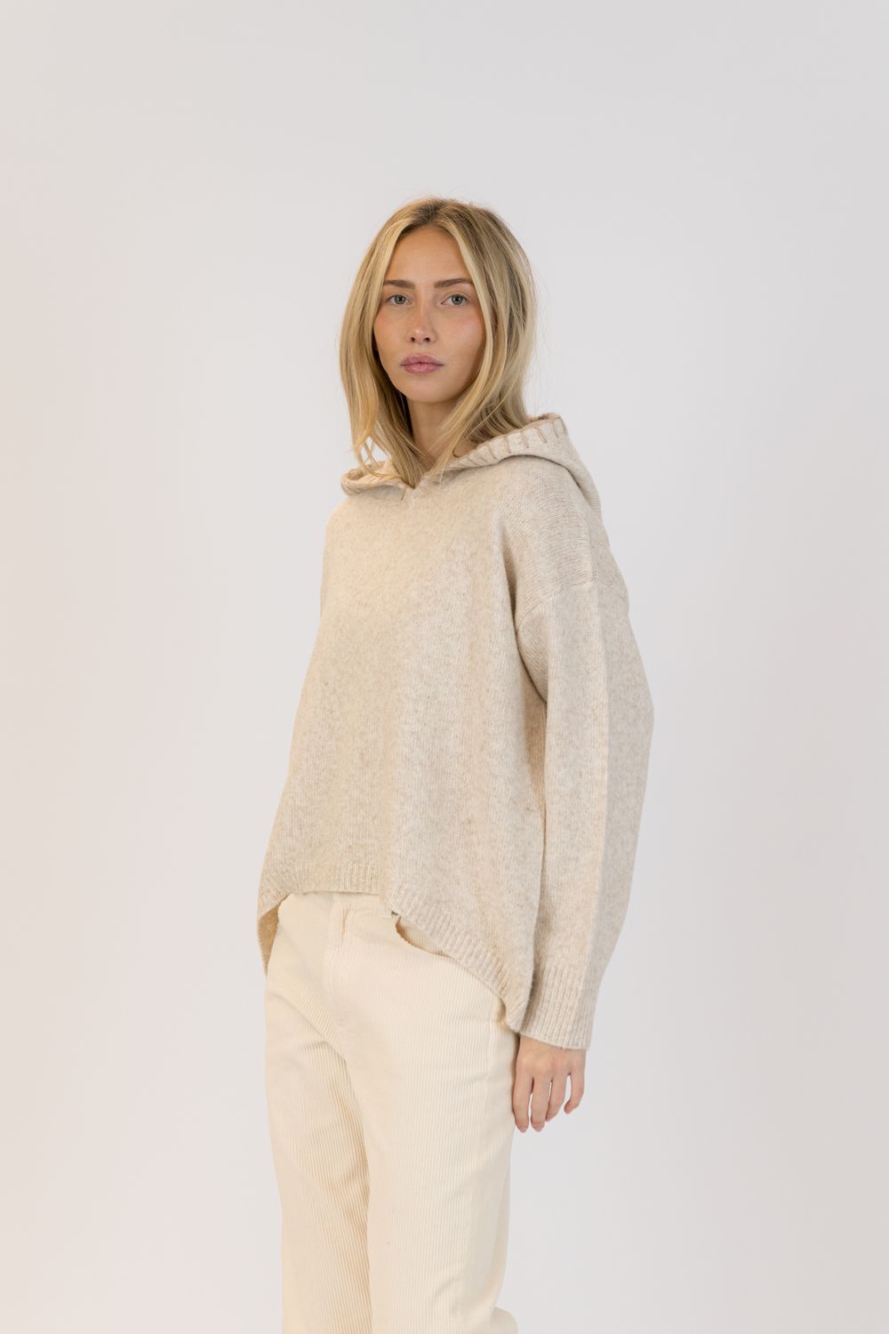 🇨🇦 Penny Stitched Hooded Edge Sweater