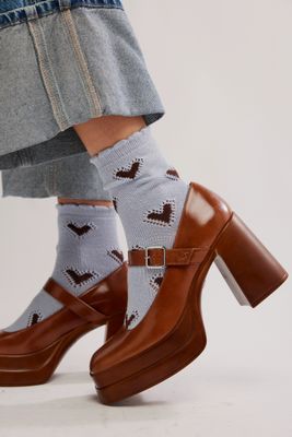 Cupids Bow Ankle Socks (3 colours)