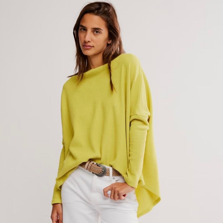 Latte Blues Thermal Top