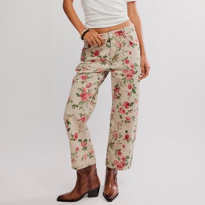 Deep Trance Printed Denim Pant