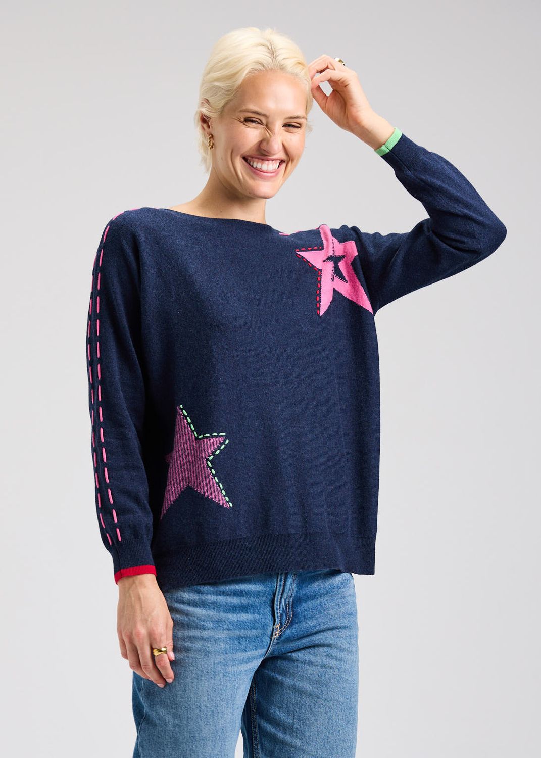 Threaded Star Sweater