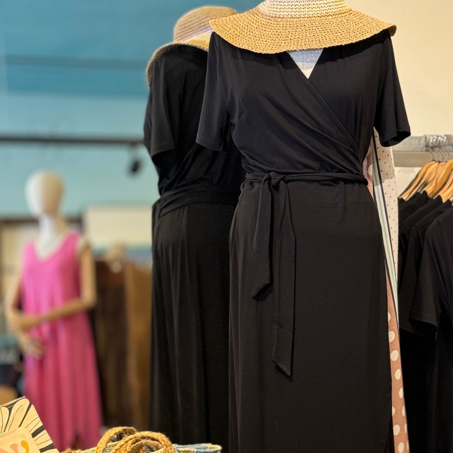 Yvie Wrap Tie Waist Dress