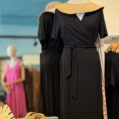 Yvie Wrap Tie Waist Dress