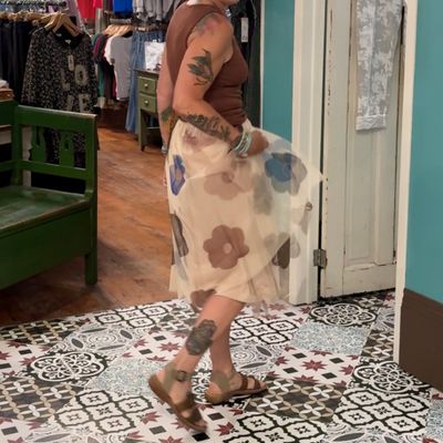 🇨🇦 Flower Tulle Skirt