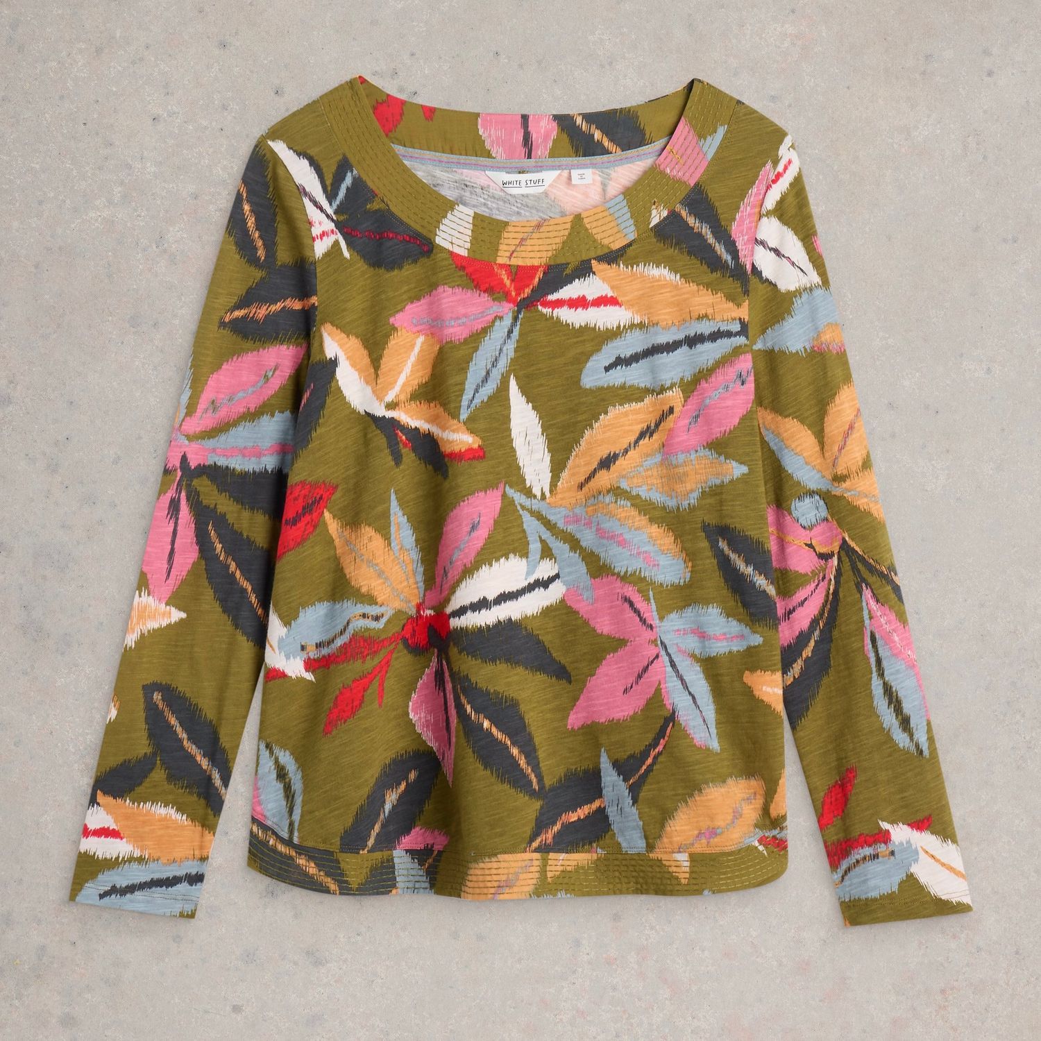Weaver LS Floral Tee