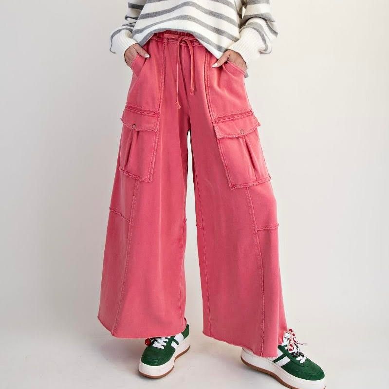Washed Terry Cargo Sweatpant (4 colours)