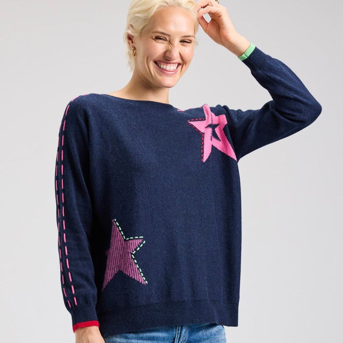 Threaded Star Sweater
